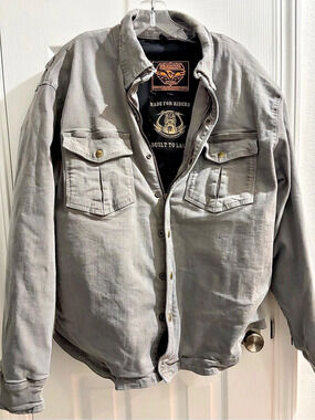 Milwaukee Performance Men's Gray Motorcycle Jacket